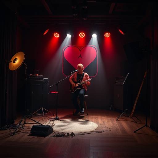 Capa de álbum musical produzida no estüdio