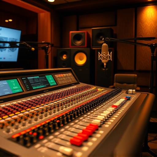 Console de gravaäão profissional